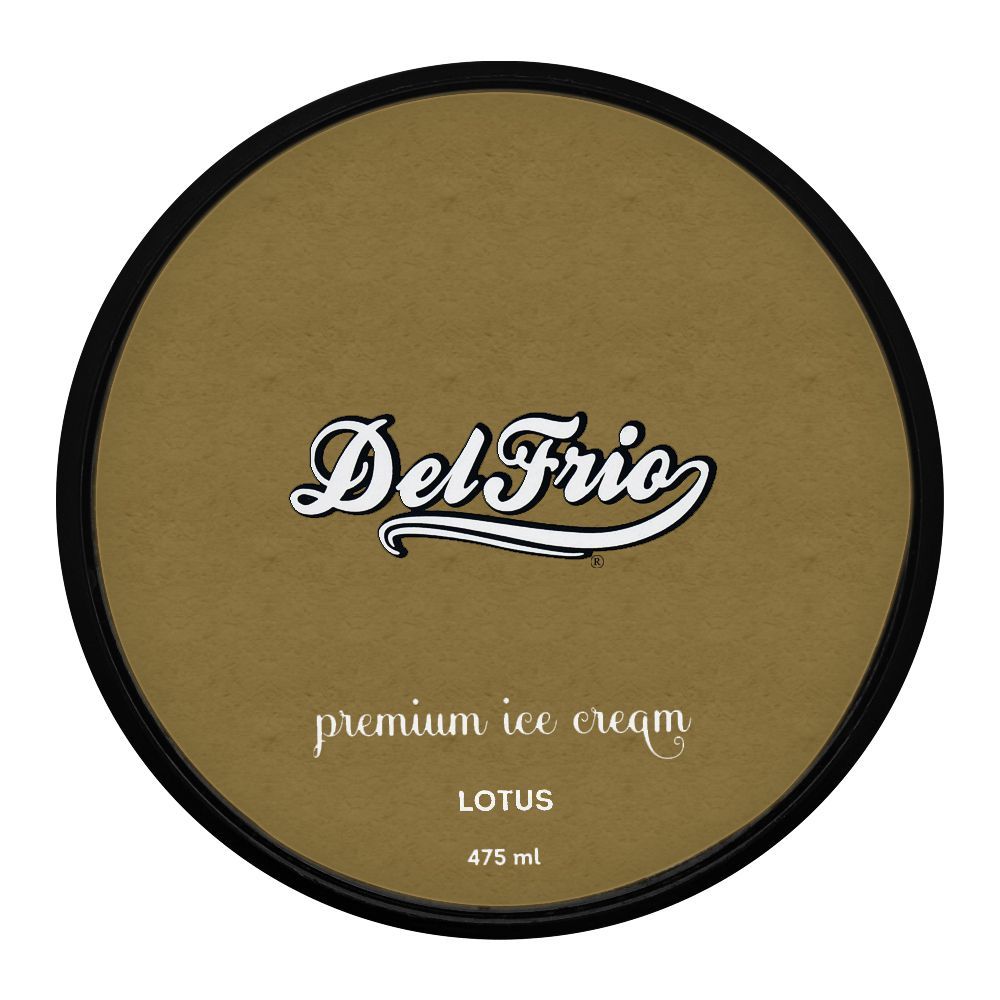 Delfrio Lotus Premium Ice Cream, 475ml - Image 2