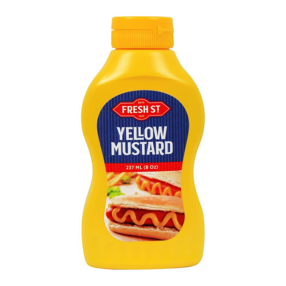 Fresh Street Yellow Mustard, 237ml, Pet Bottle - Main Image