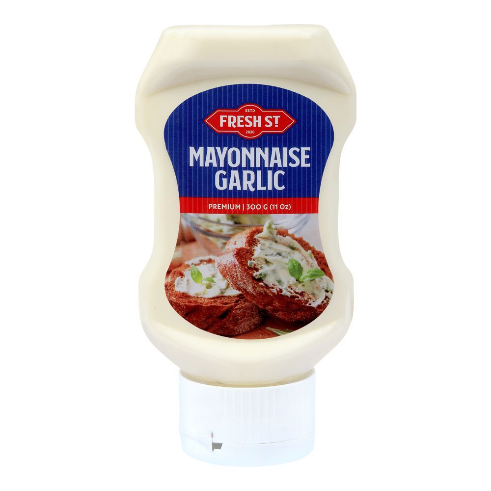 Fresh Street Mayonnaise Garlic, 11oz, 300g, Pet Bottle - Main Image