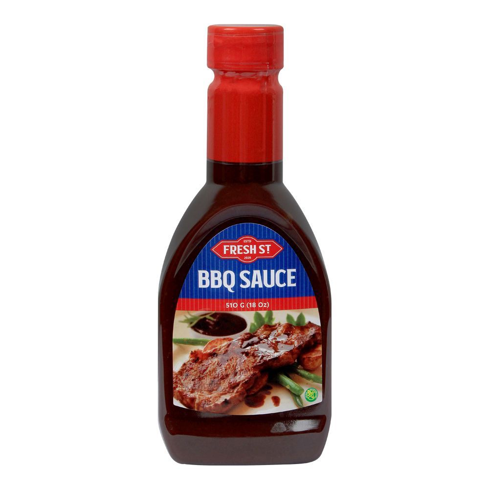 Fresh Street BBQ Sauce, 18oz, 510g, Pet Bottle - Main Image