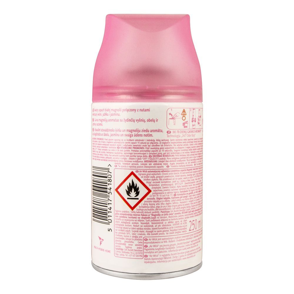 Airwick Mangolia & Cherry Blossom Automatic Air Freshner Refill, 250ml - Image 2