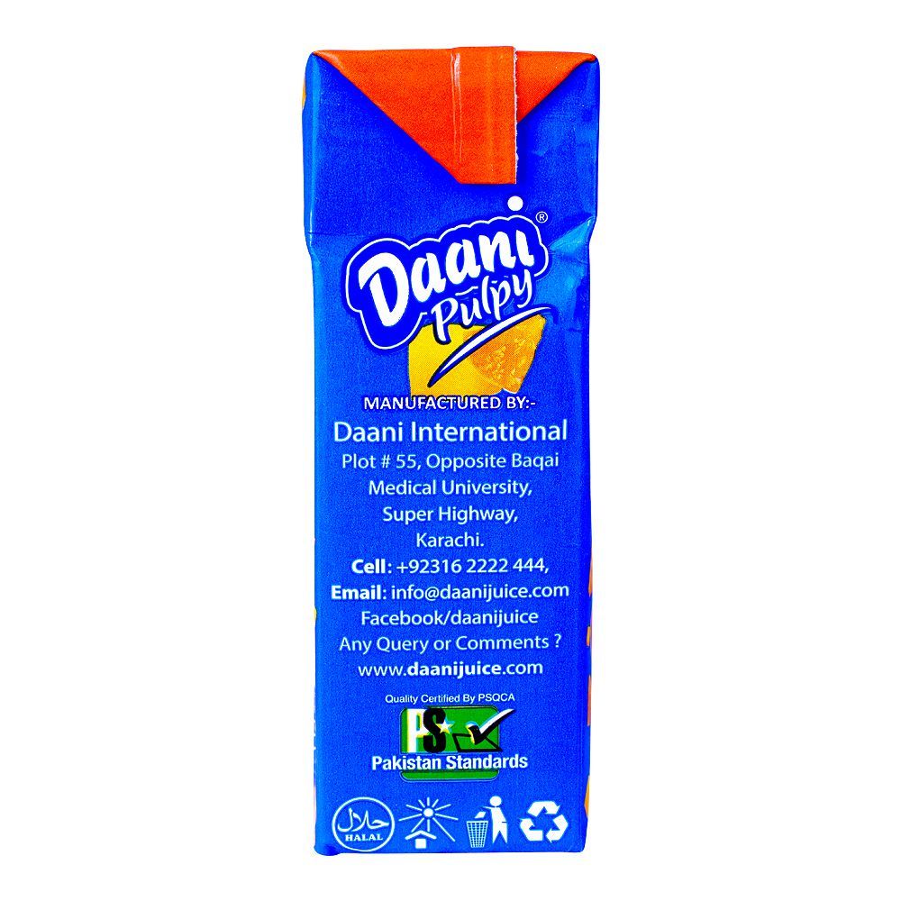 Daani Pulpy Mango & Orange Fruit Drink, 200ml - Image 4