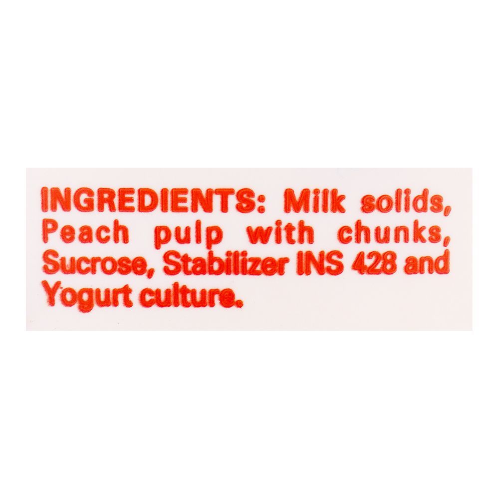 Millac Peach Fruit Yogurt, 100g - Image 3