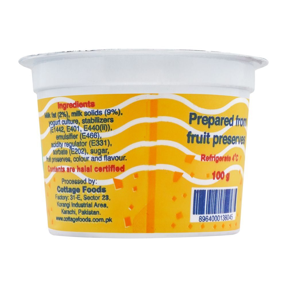 Cottage Mango Fruit Yogurt, 100g - Image 2