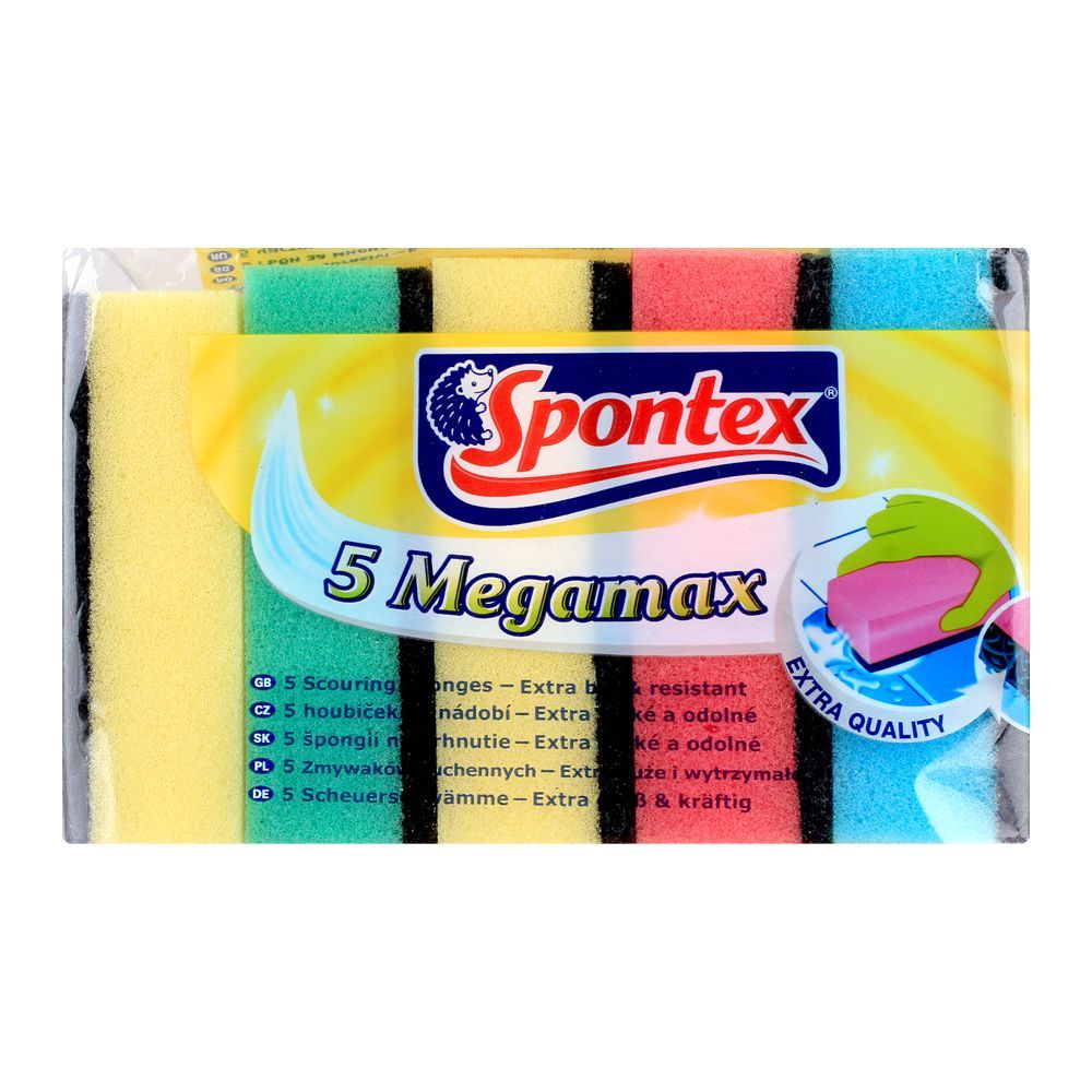 Spontex Megamax Scouring Sponge, 5-Pack - Main Image