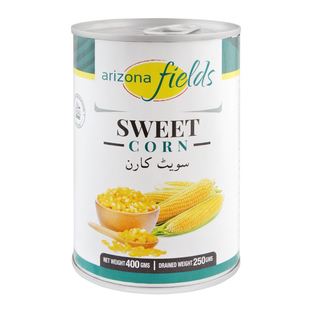 Arizona Fields Sweet Corn, Tin, 400g - Main Image