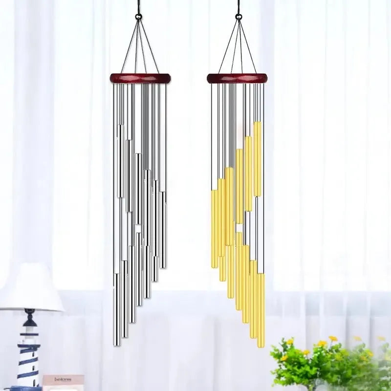 12 tubes metal musical wind chimes image5