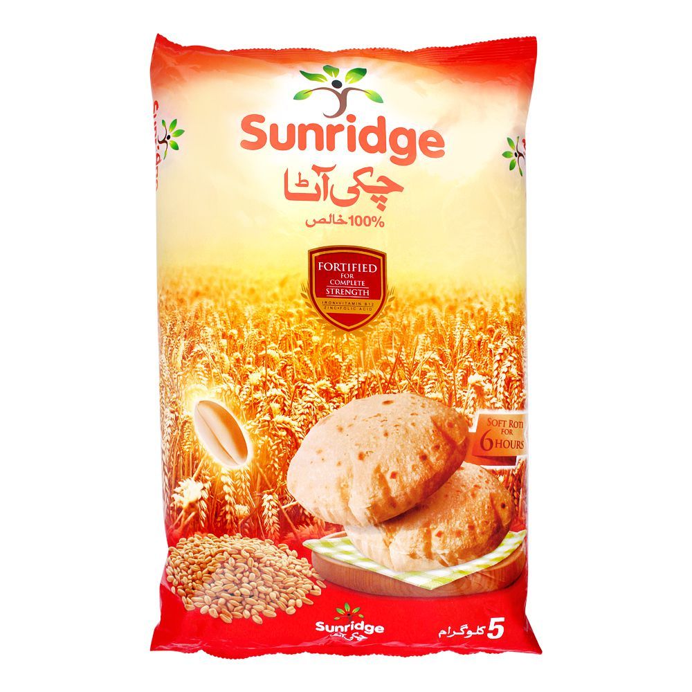 Sunridge Fortified Chakki Atta, 5 KG - Main Image