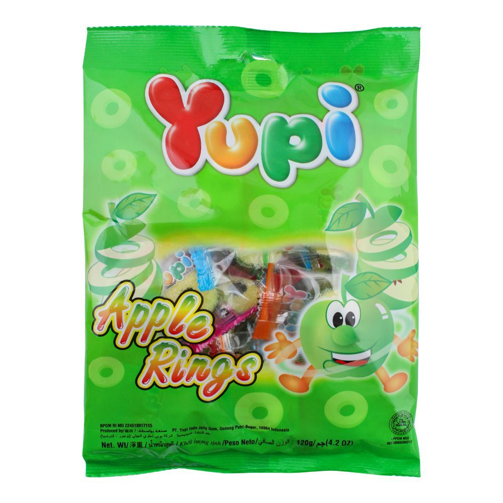 Yupi Apple Rings Gummy, 120g - Main Image