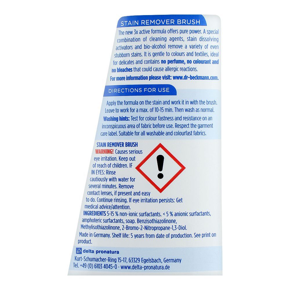 Dr. Beckmann Fabric Stain Remover Brush, 250ml - Image 3