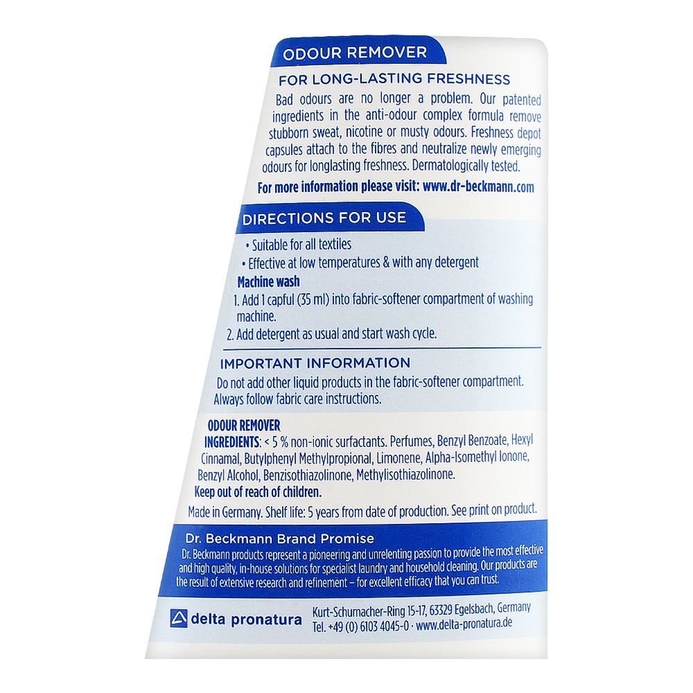 Dr. Beckmann Fabric Odour Remover, 500ml - Image 3