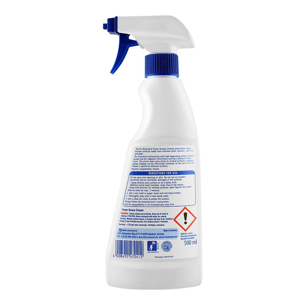 Dr. Beckmann Power Grease Cleaner, 500ml - Image 2