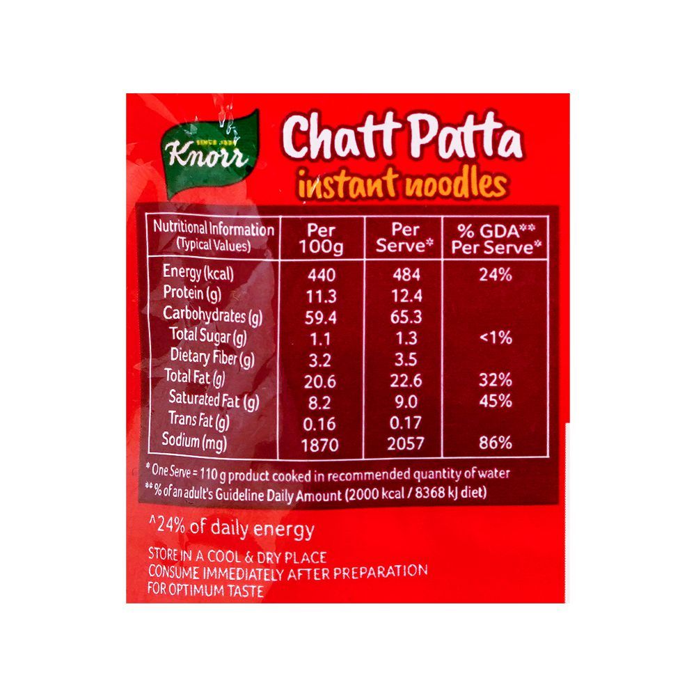 Knorr Cheesy Chatt Patta Noodles, 66g - Image 3