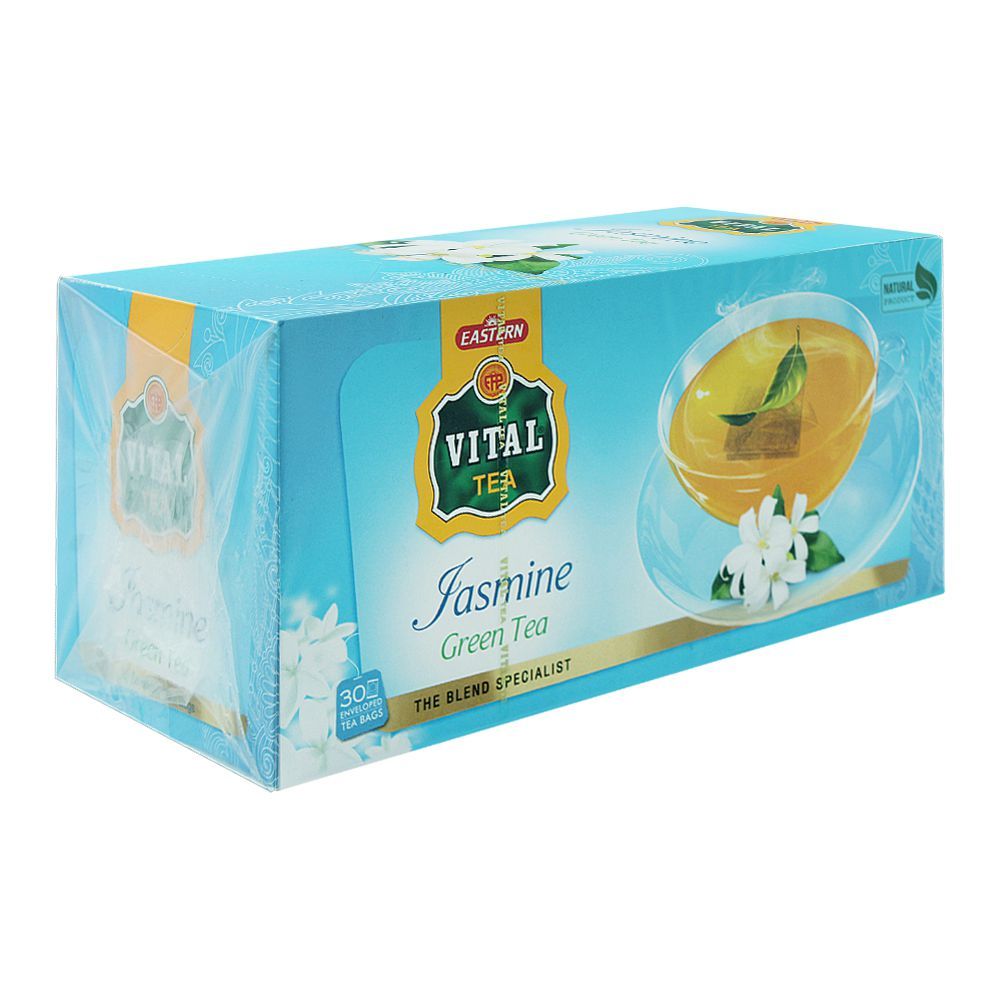 Vital Enveloped Jasmine Green Tea Bags, 30-Pack - Main Image