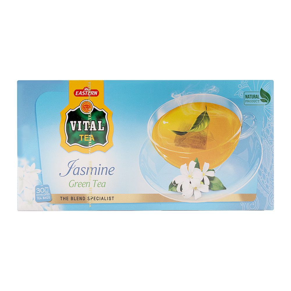 Vital Enveloped Jasmine Green Tea Bags, 30-Pack - Image 2