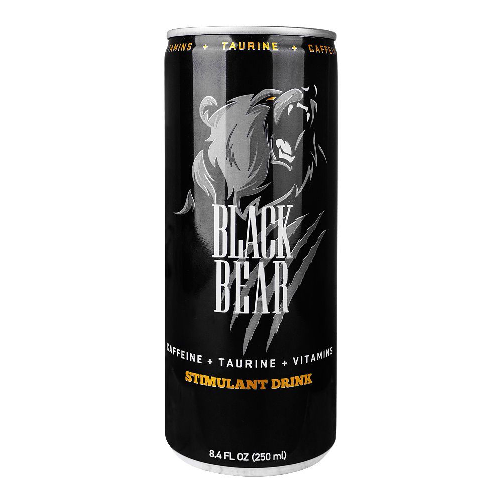 Black Bear Stimulant Energy Drink, 250ml - Main Image