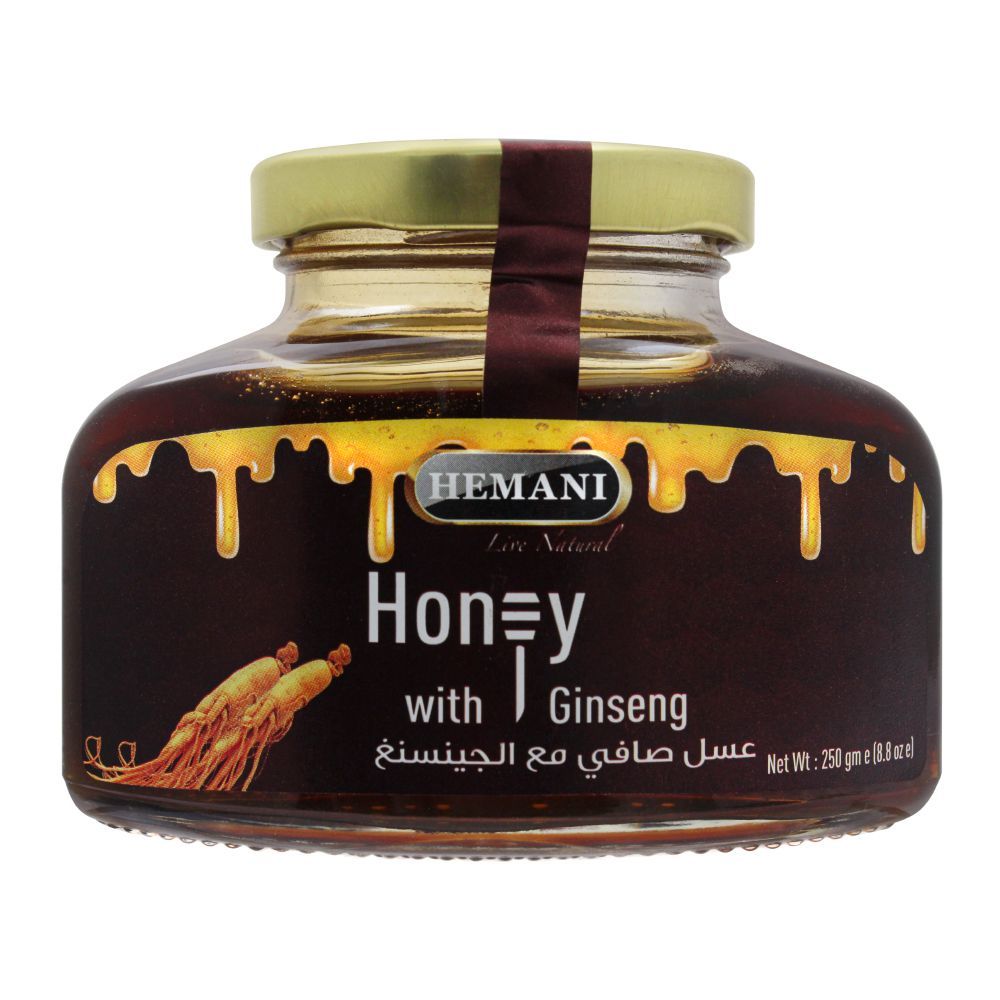 Hemani Honey With Ginseng, 250g - Main Image