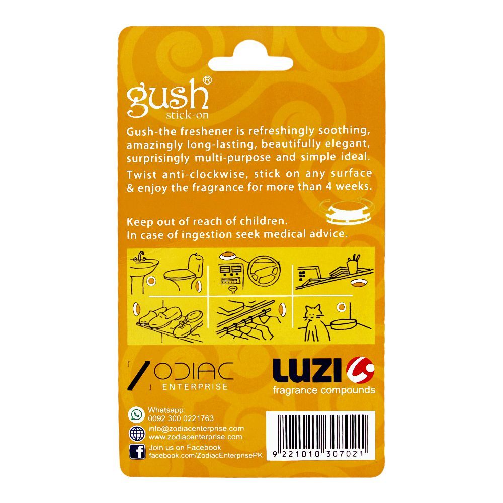 Gush Stick On Freshener, Golden Dust - Image 2