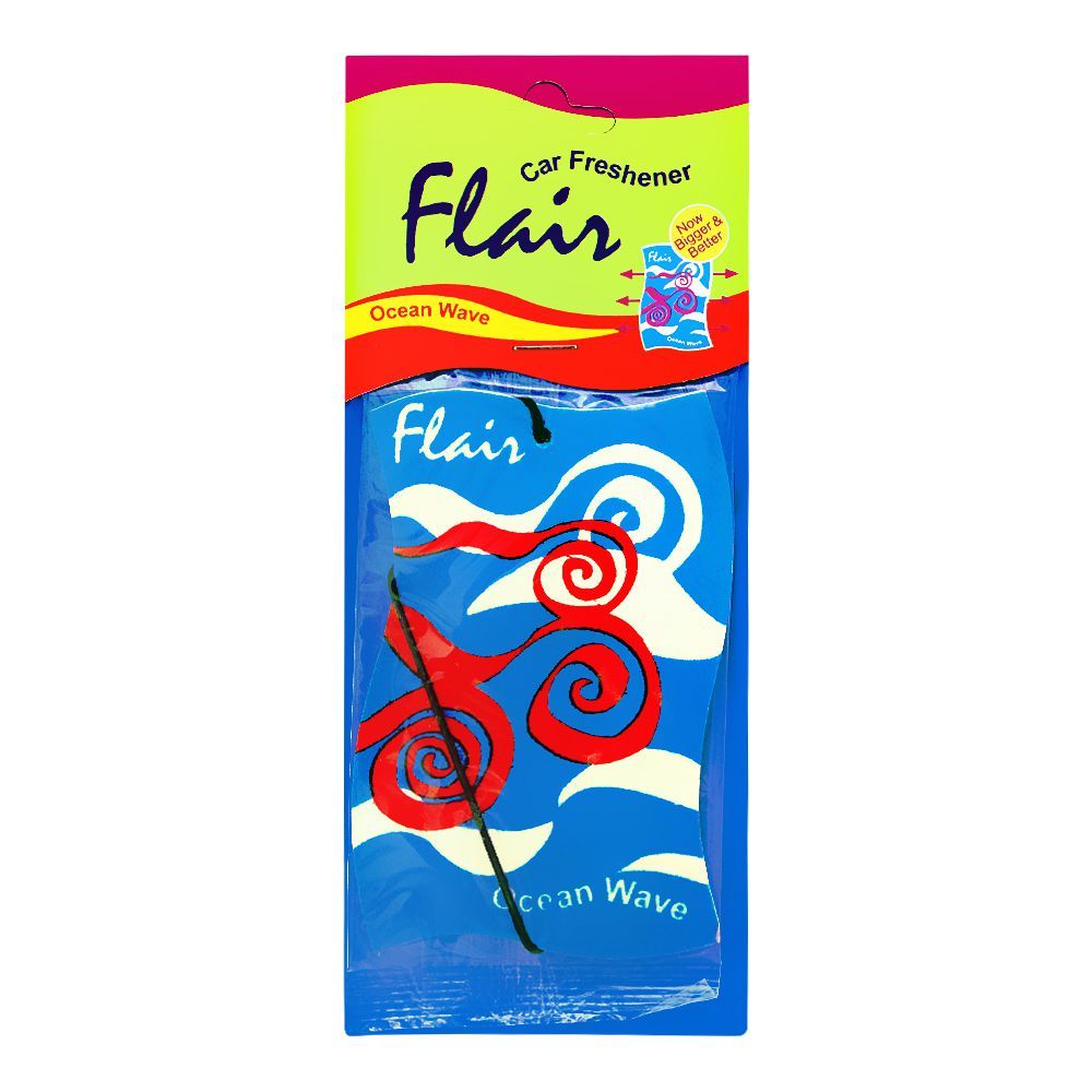 Flair Ocean Wave Car Air Freshener - Main Image