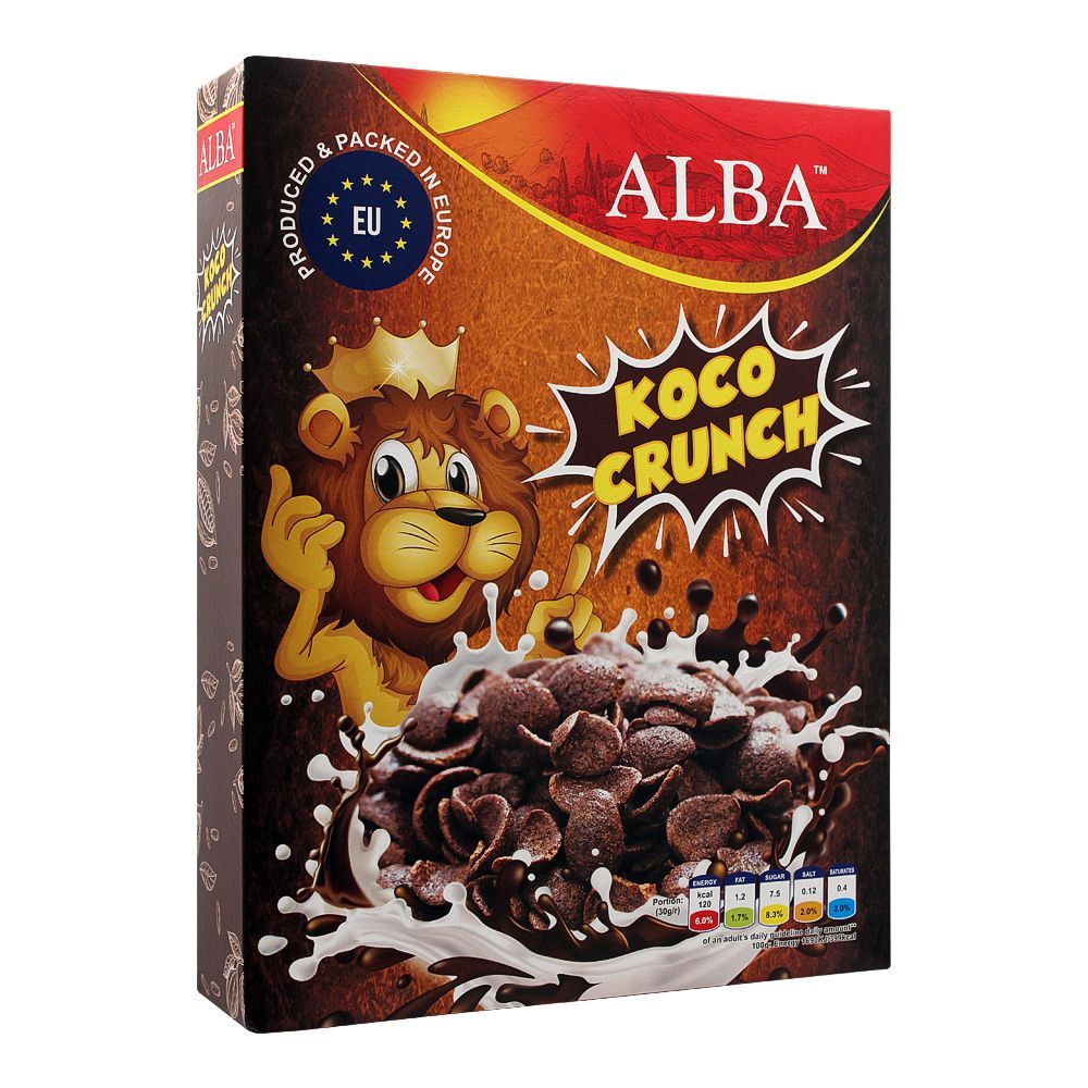 Alba Krispy Crunch, High Fiber Delicious Cereal, Gluten, Milk, Soy & Hazelnuts, 250gm - Main Image