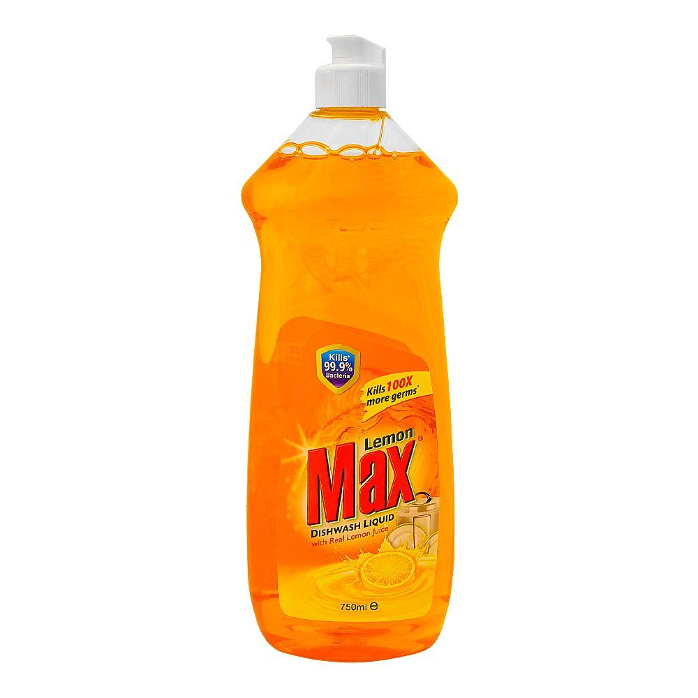 Lemon Max Liquid Anti-Bacterial, 750ml Bottle - Main Image