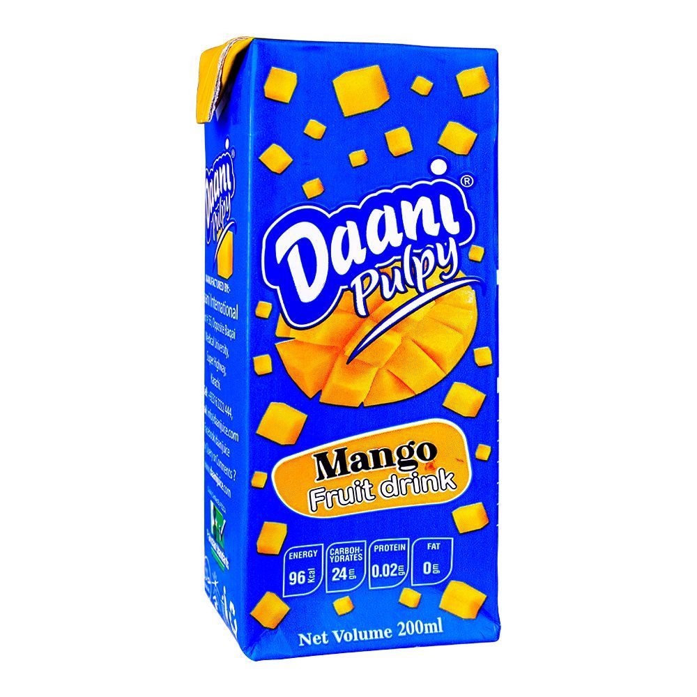 Daani Pulpy Mango Fruit Drink, 200ml - Main Image