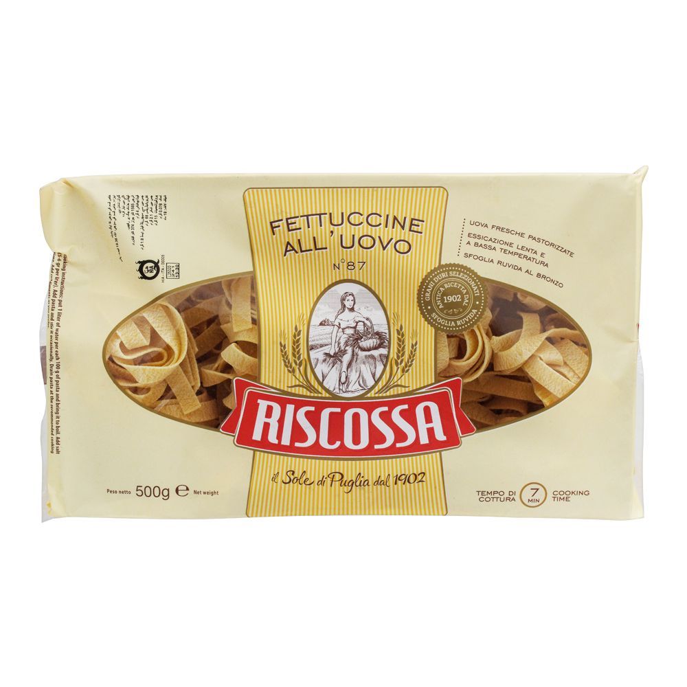 Riscossa Fettuccine All'uovo, No. 87, 500g - Main Image