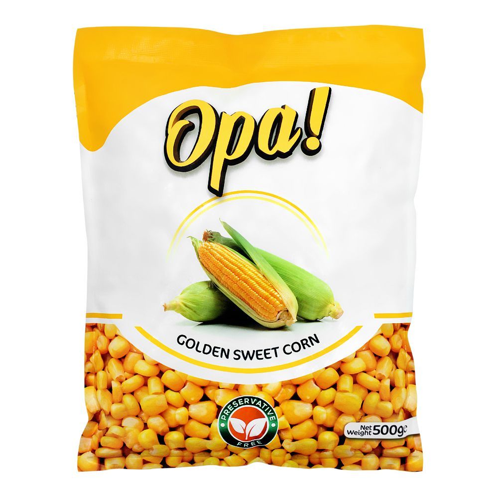 Opa! Frozen Golden Sweet Corn, 500g - Main Image