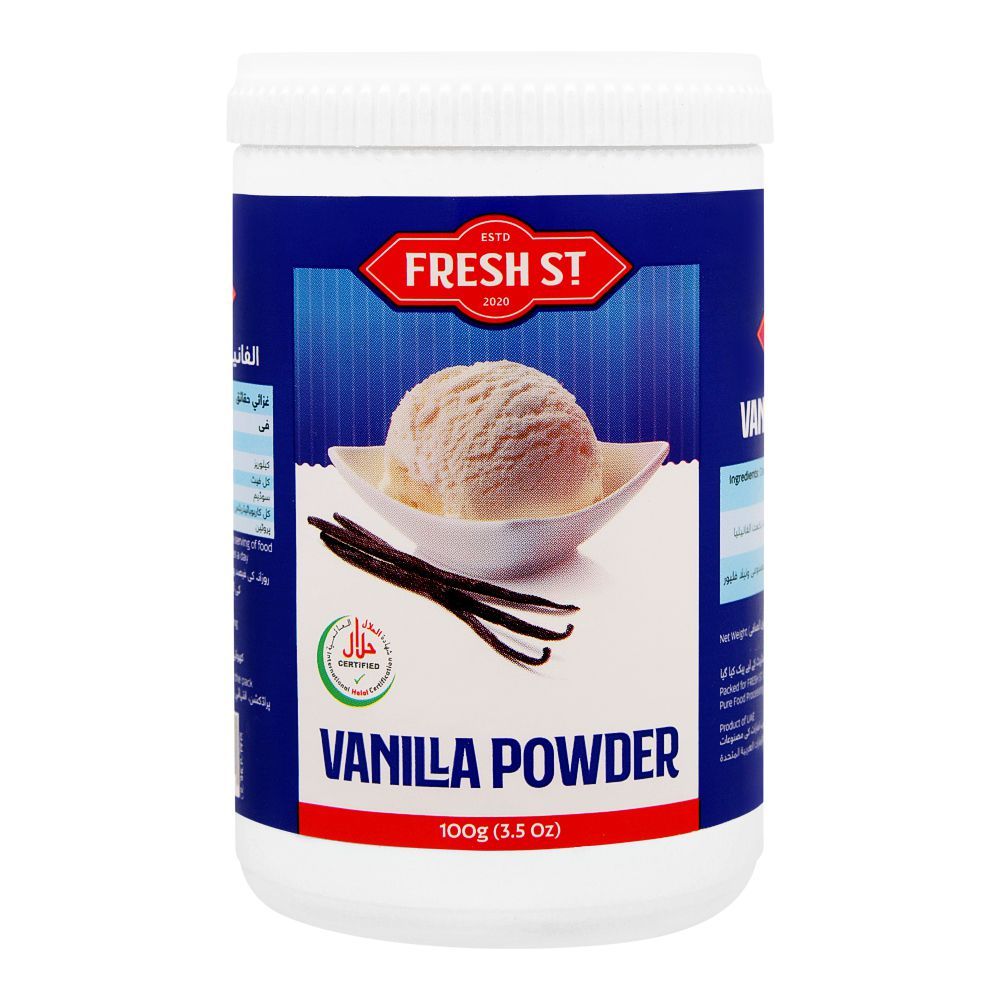 Fresh Street Vanilla Powder, 100g - Main Image