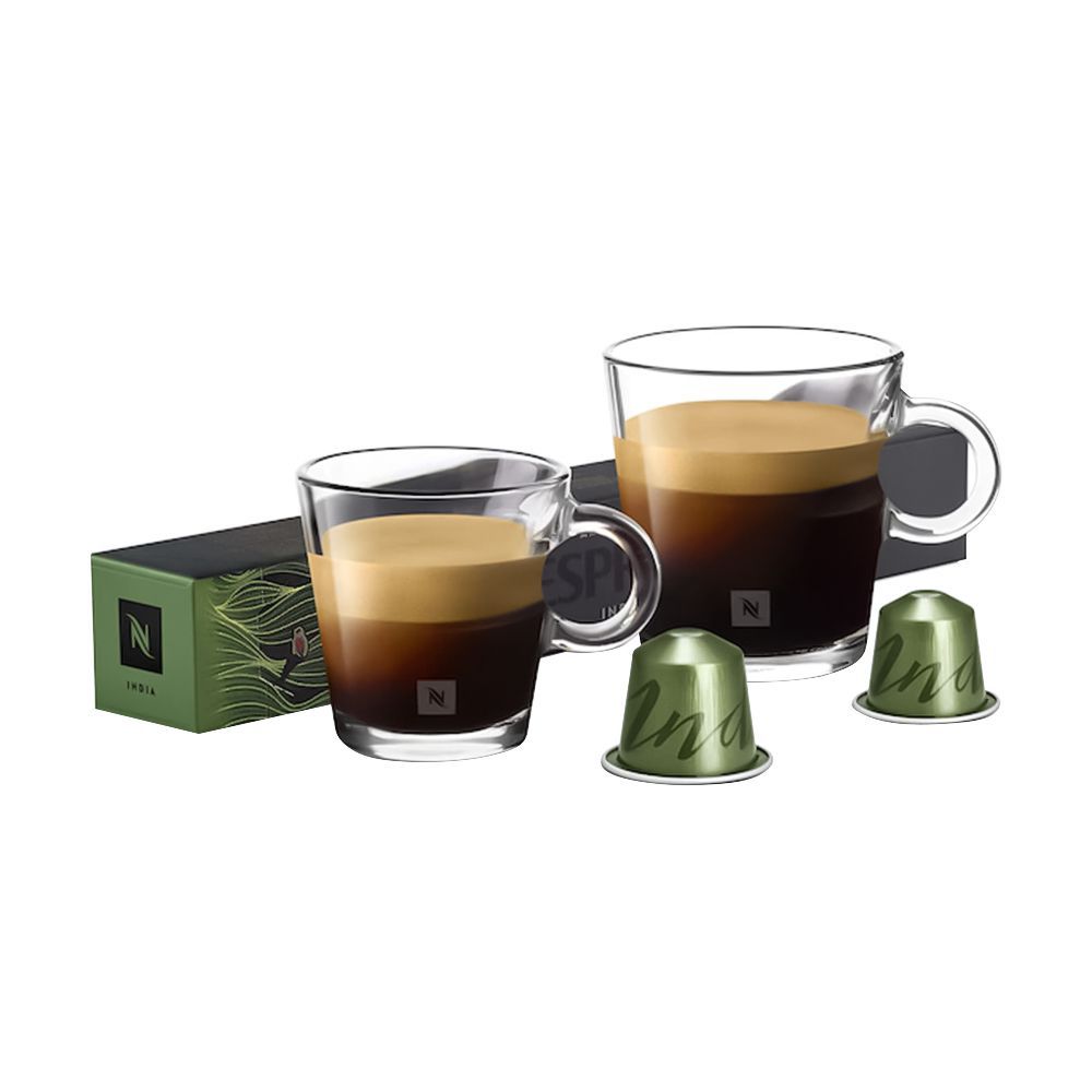 Nespresso Pods, India, 10 Coffee Capsules, 55g - Main Image