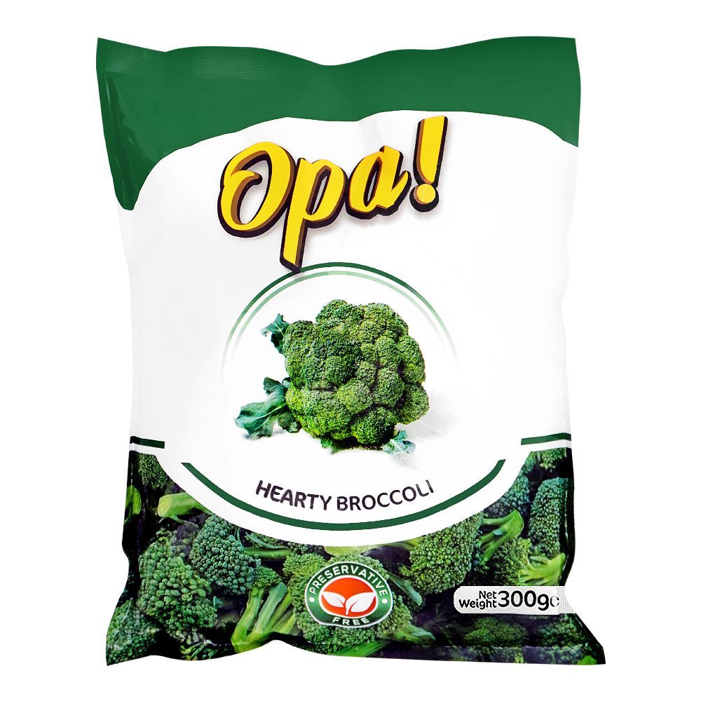 Opa! Frozen Hearty Brocolli, 300g - Main Image