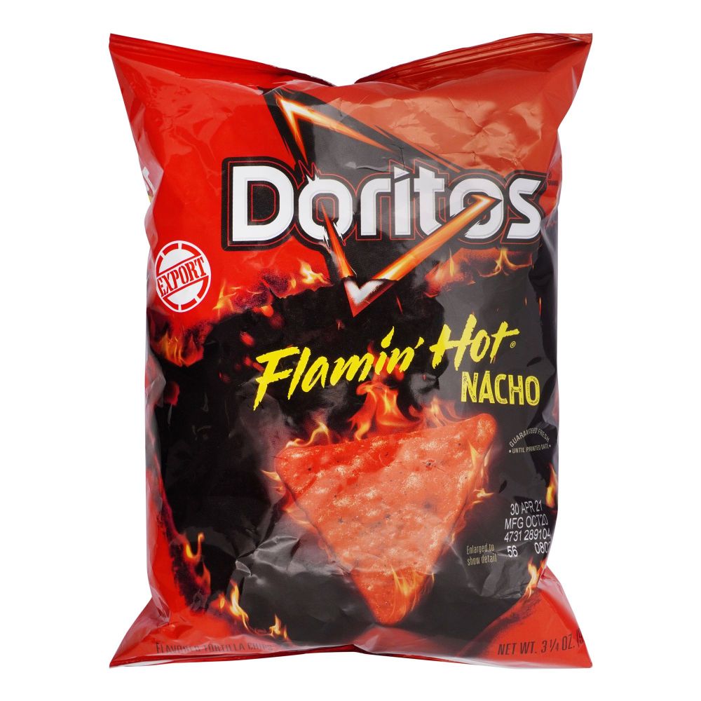 Doritos Flamin Hot Nacho, 92.1g, 3.25oz - Main Image