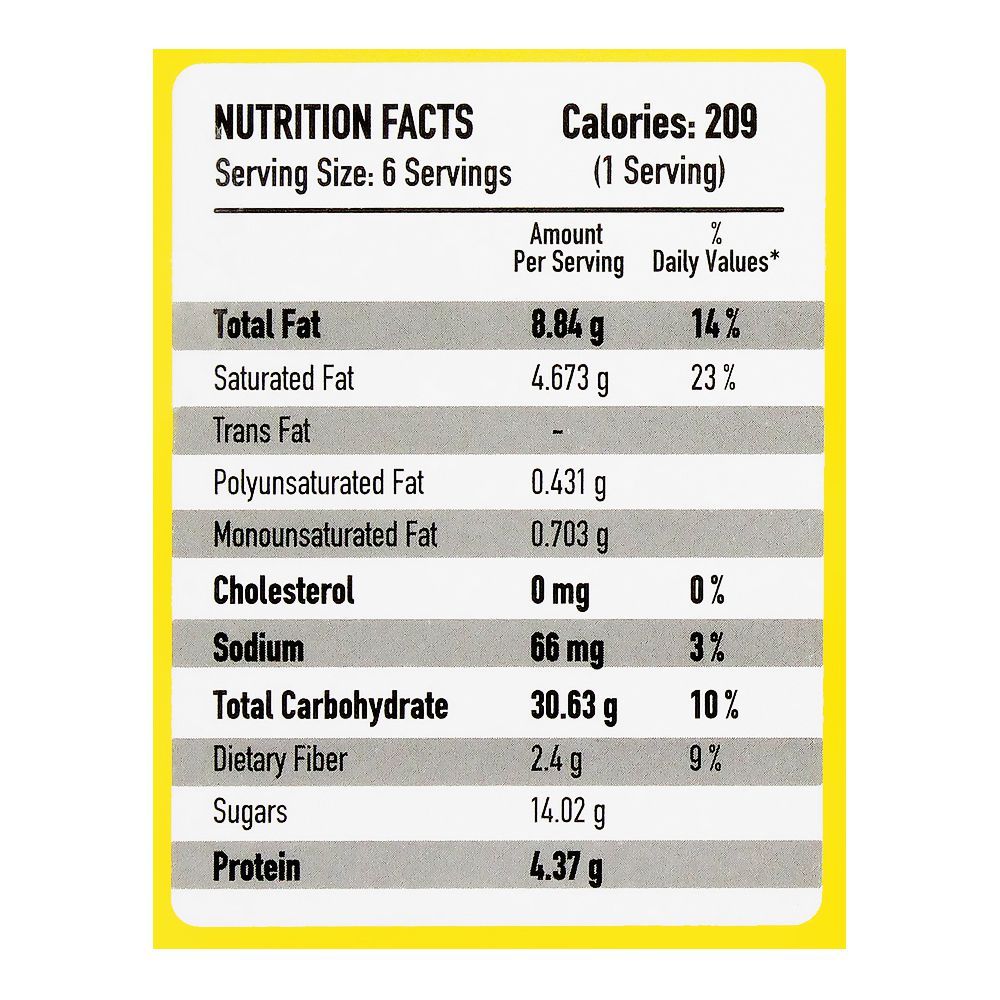 Nutri Lov Granola Bars, Lemon Cashew, 6x45g - Image 3