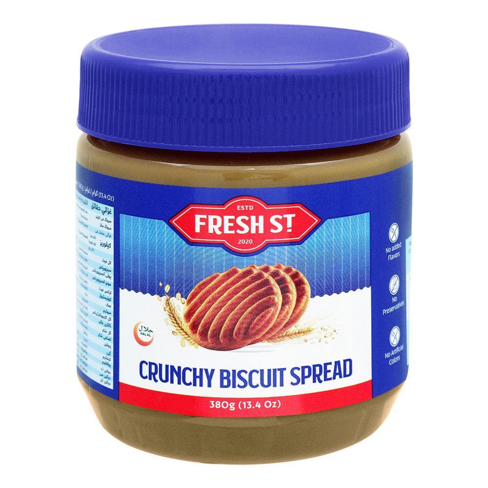 Fresh Street Crunchy Biscuit Spread, 380g - Main Image