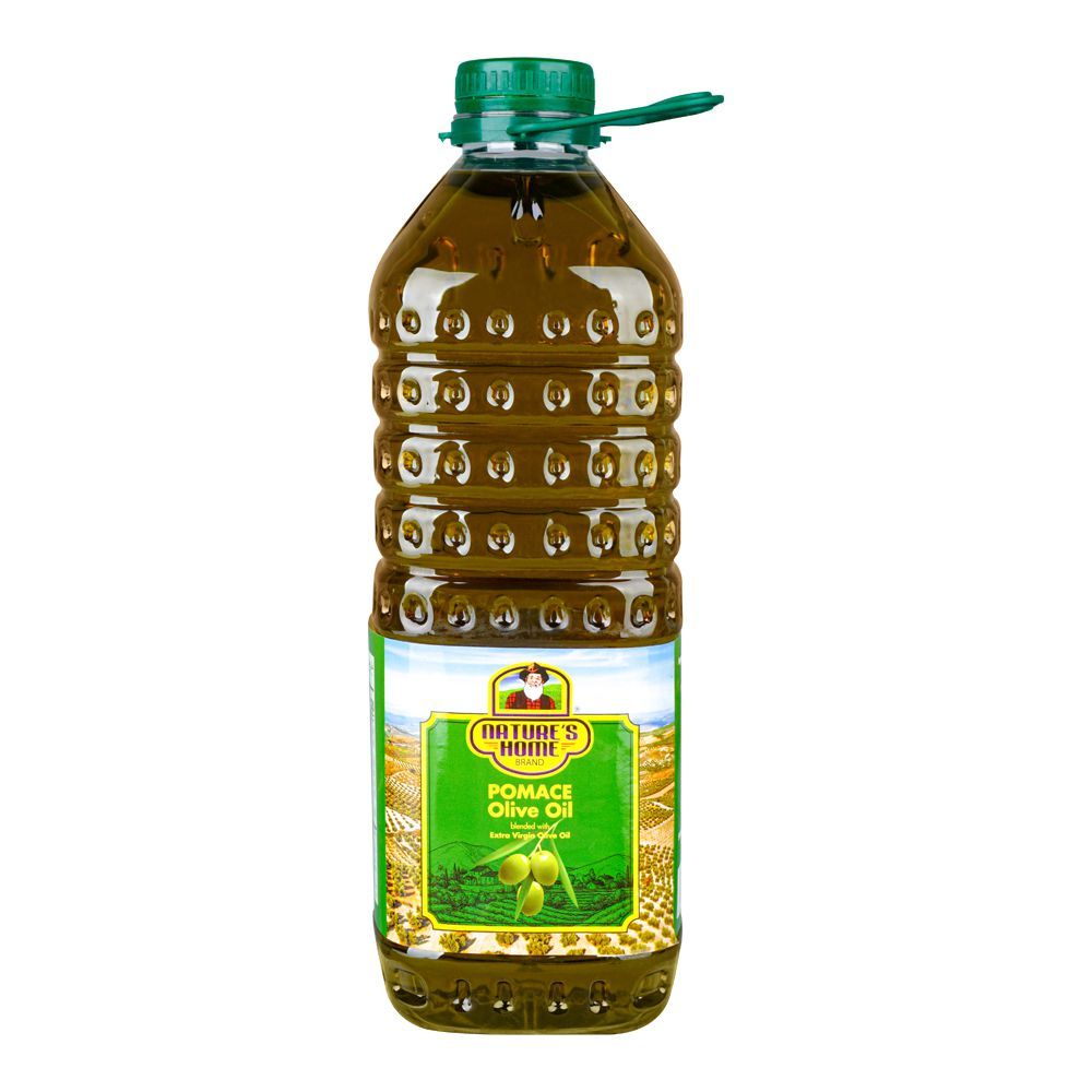 Nature's Home Pomace Olive Oil Bottle, 3 Liter - Main Image