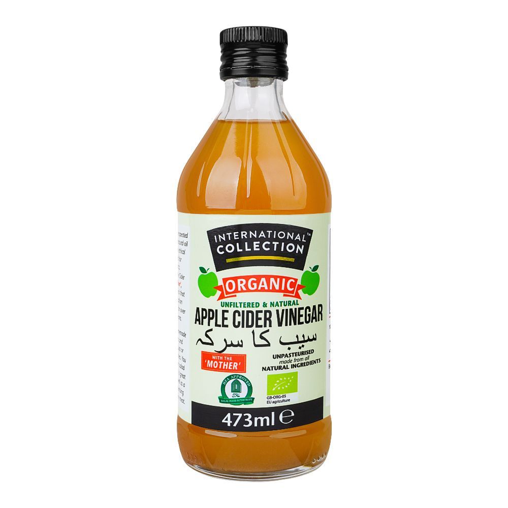 International Collection Organic Apple Cider Vinegar, 473ml - Main Image