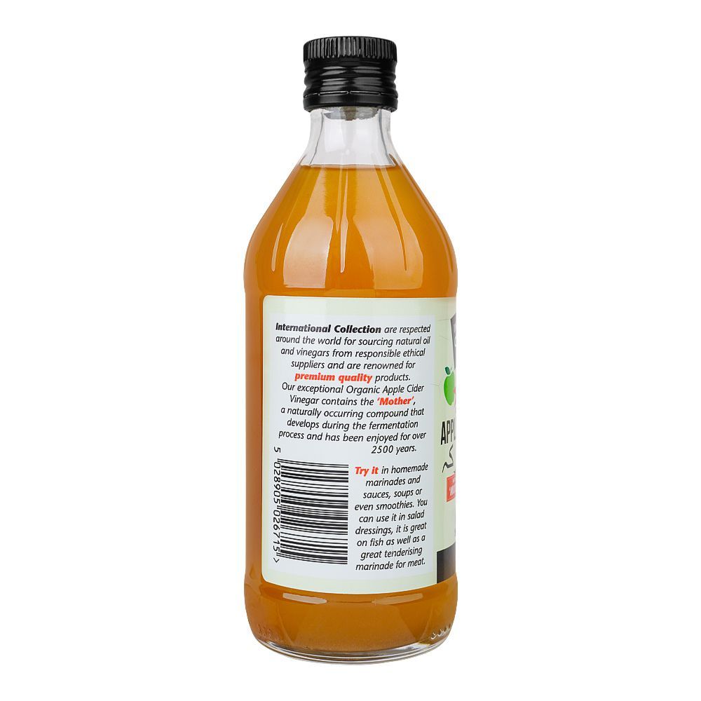 International Collection Organic Apple Cider Vinegar, 473ml - Image 2