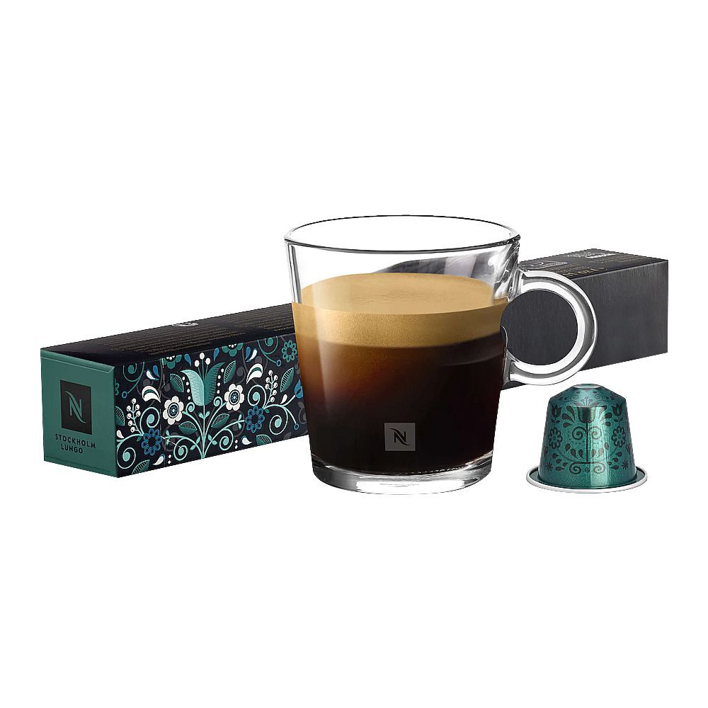 Nespresso World Exploration Stockholm Lungo Coffee Capsules, 60g - Main Image