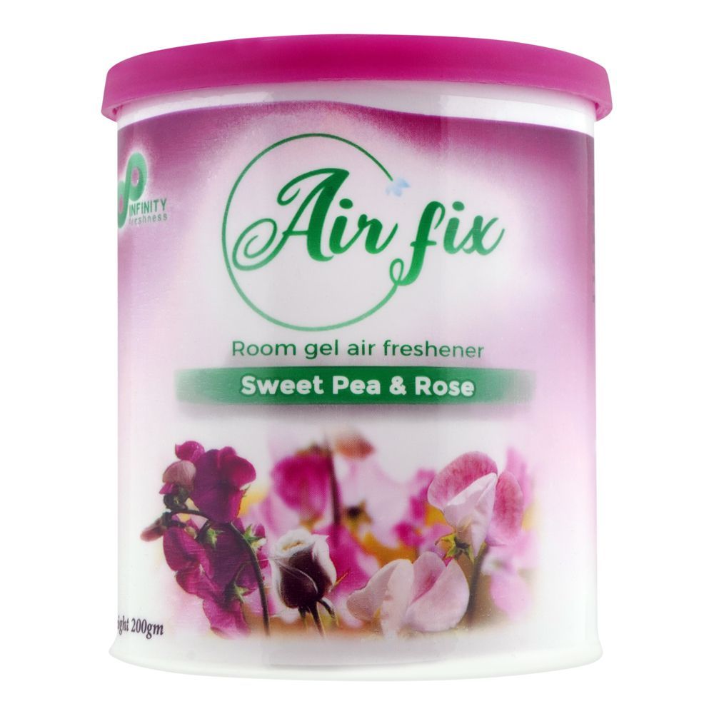 Air Fix Sweet Pea & Rose Room Gel Air Freshener, 200g - Main Image