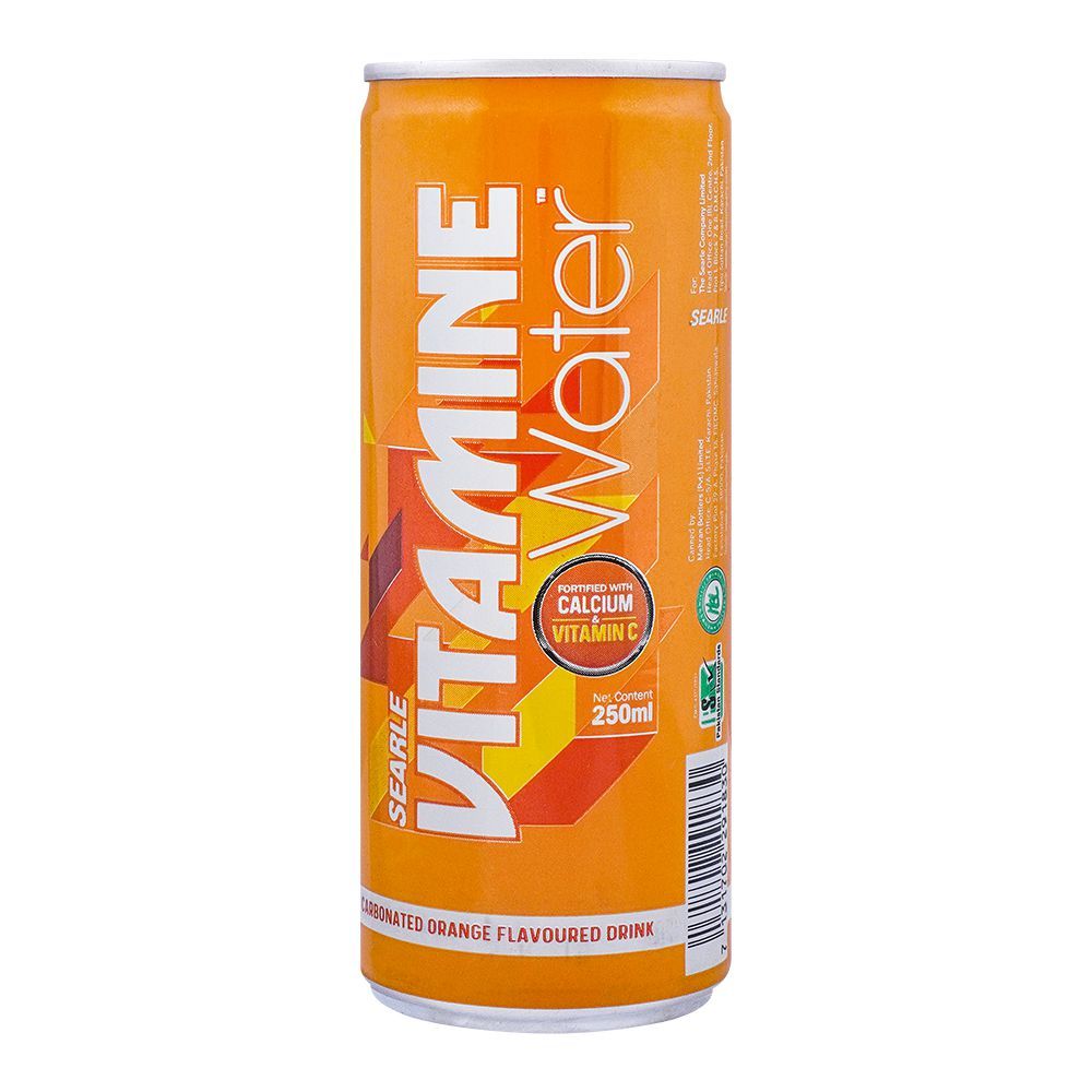 Vitamin Water Carbonated Orange Drink Can, 250ml - Main Image