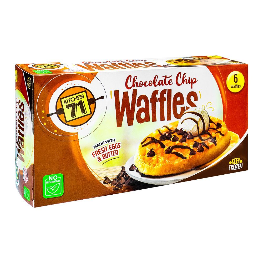 Kitchen 71 Waffles Chocolate Chips, 6-Pack - Main Image