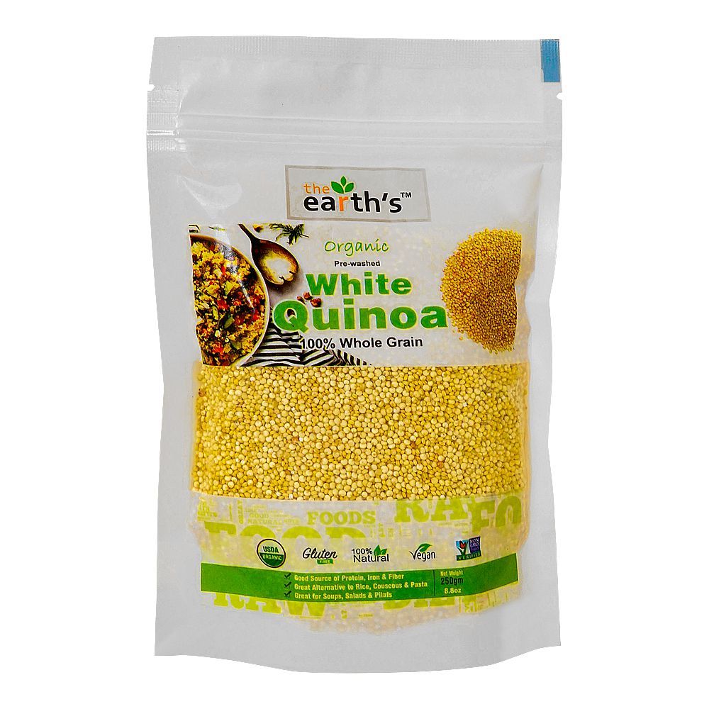 The Earth's White Quinoa, 250g - Main Image