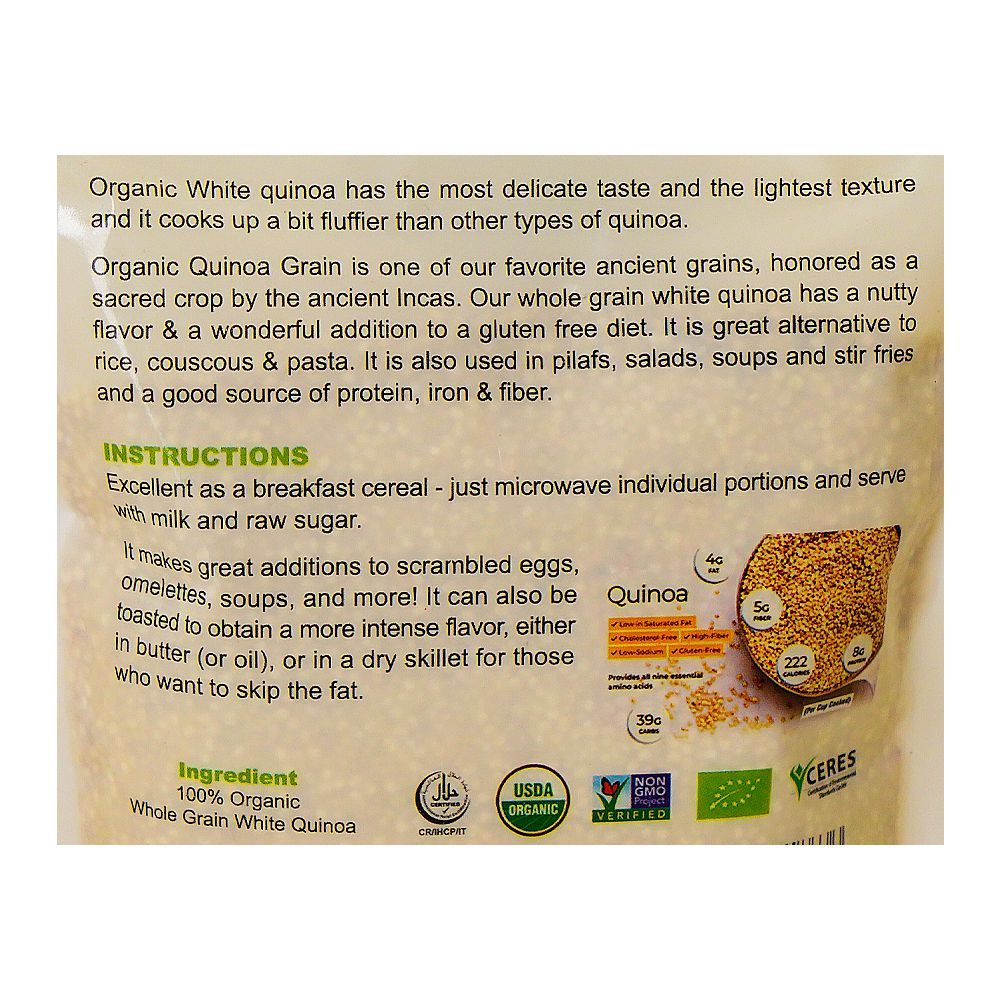 The Earth's White Quinoa, 250g - Image 3