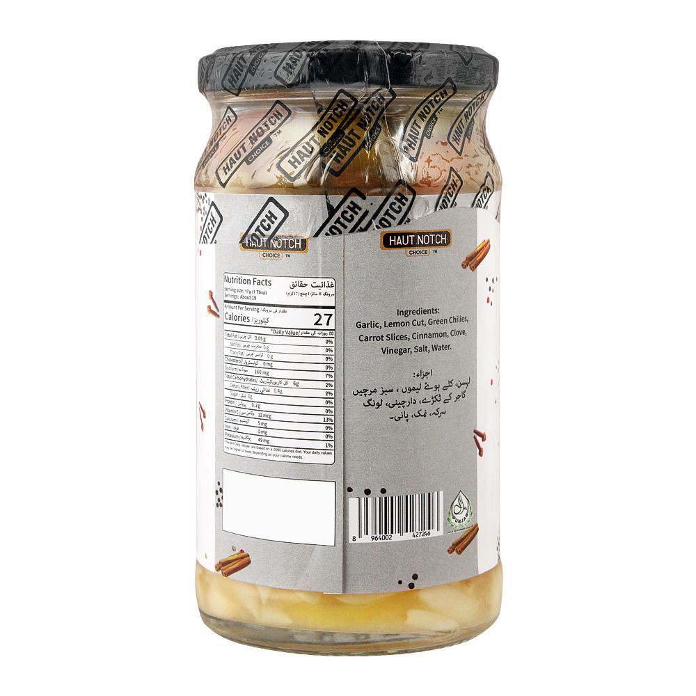 Haut Notch Garlic Pickle In Vinegar, 320g - Image 2