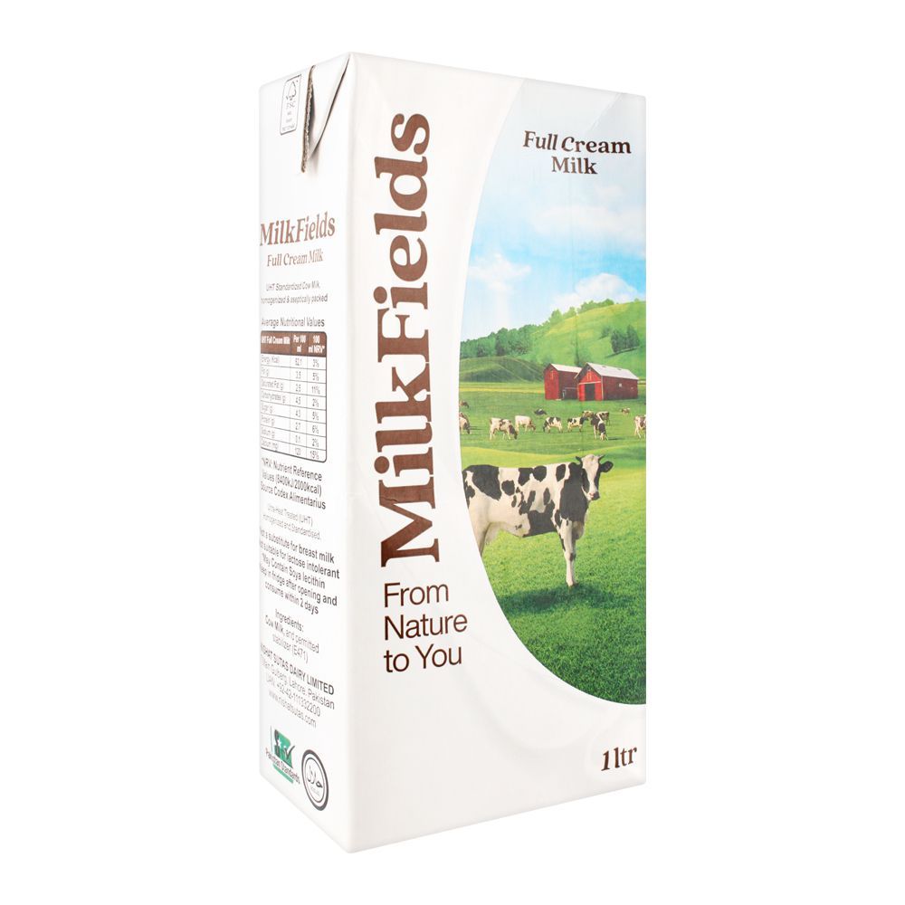 Milk Fields Full Cream Milk, 1000ml - Image 2