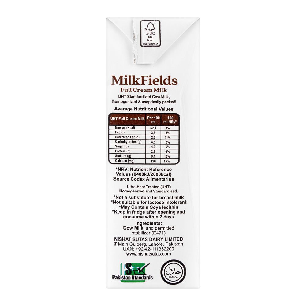 Milk Fields Full Cream Milk, 250ml - Image 4