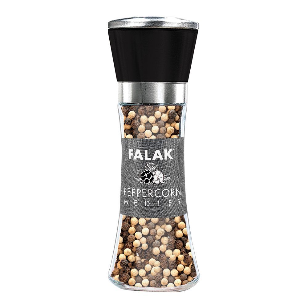 Falak Pepper Corn Medley 85g, Grinder Bottle - Image 2