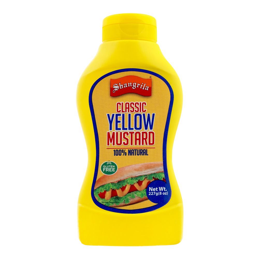 Shangrila Classic Yellow Mustard Sauce, 227g - Main Image