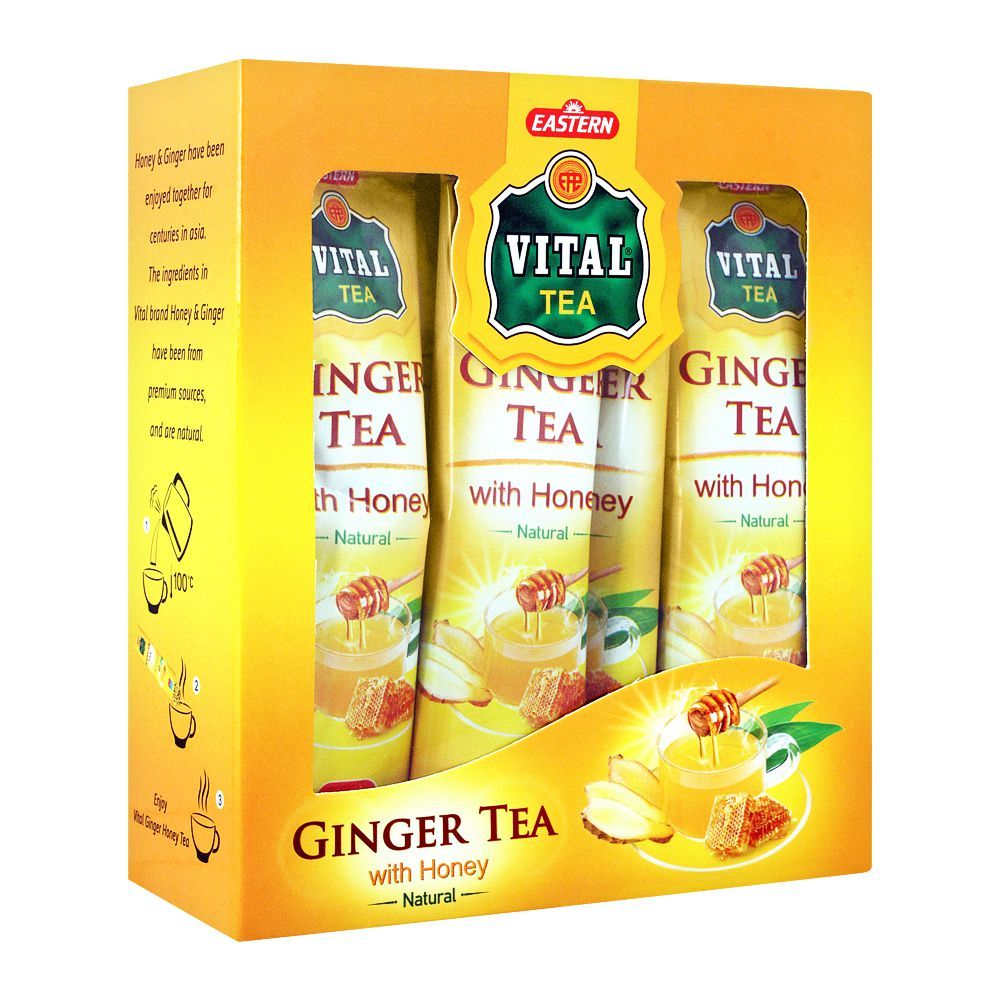 Vital Ginger Tea With Honey, 10-Sachets - Main Image