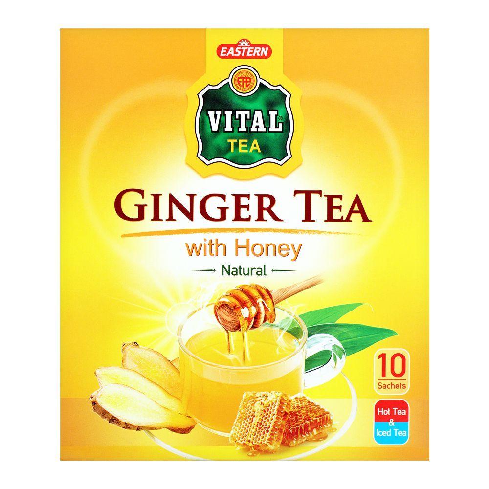 Vital Ginger Tea With Honey, 10-Sachets - Image 2